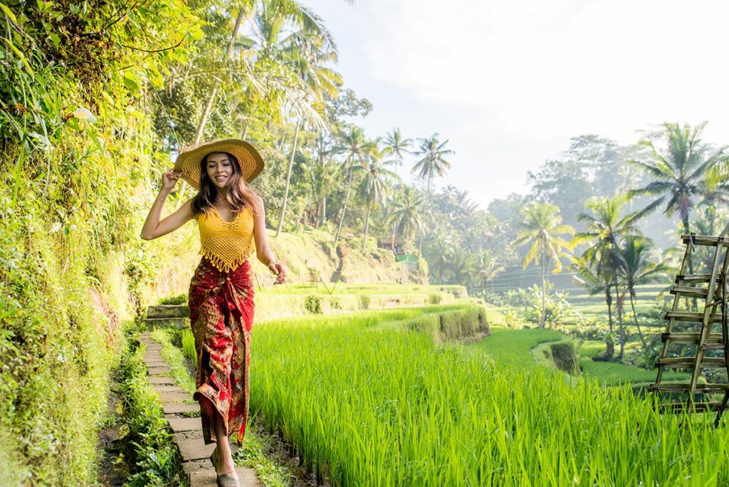 book your tour of tegallang rice terrace