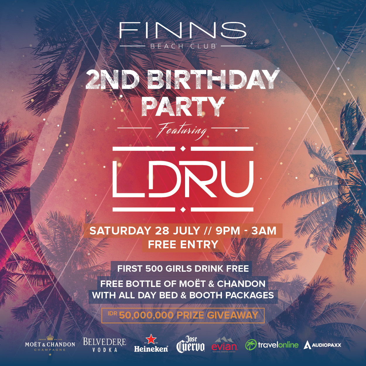 FINNS 2nd Anniversary FINNS Beach Club