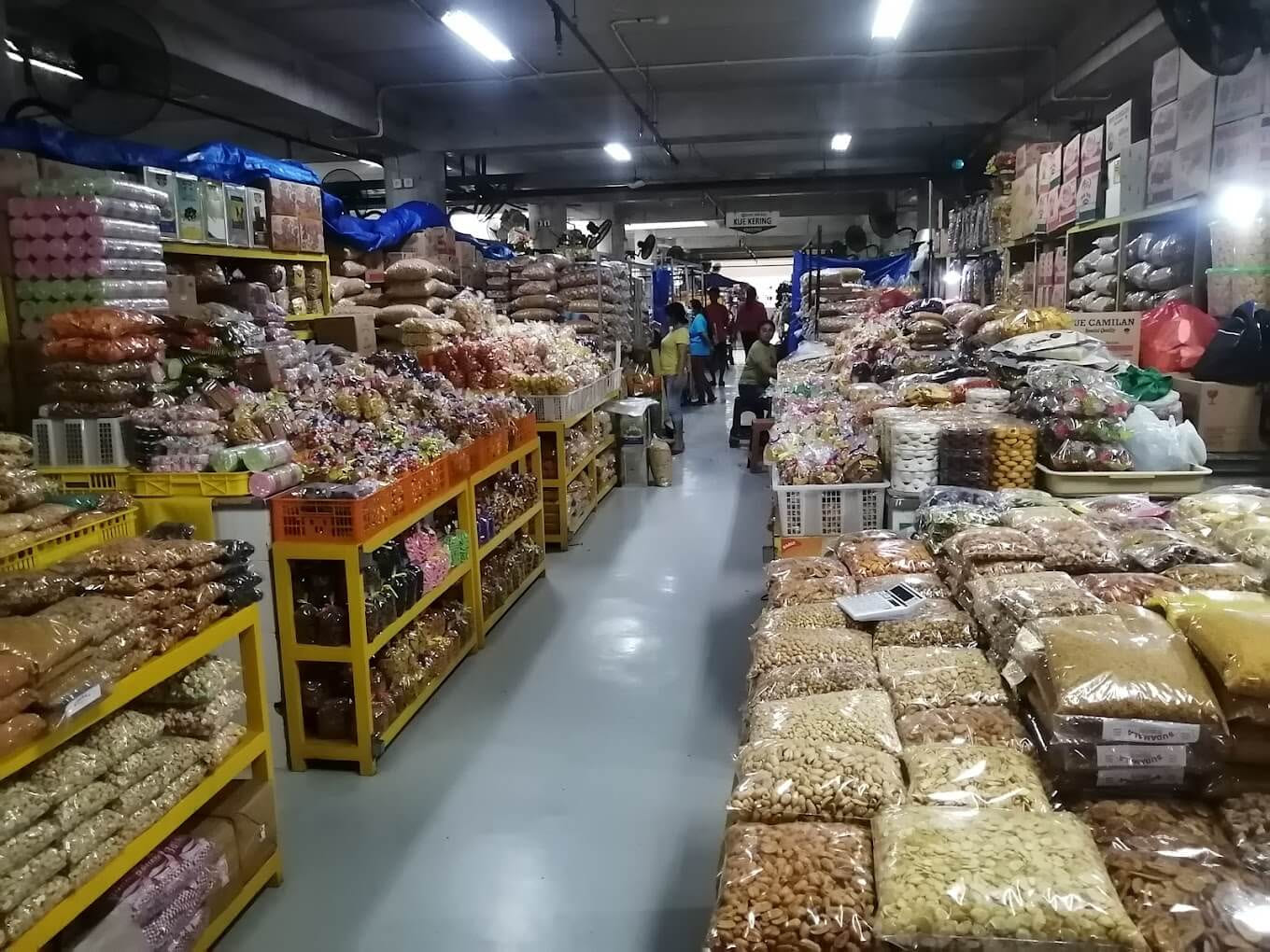 Pasar Badung Market filled with local vendors and goods
