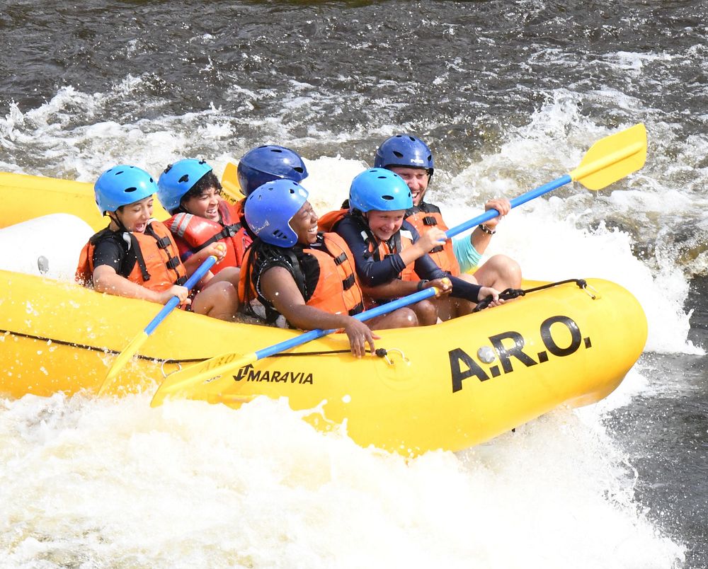 River Rafting with kids