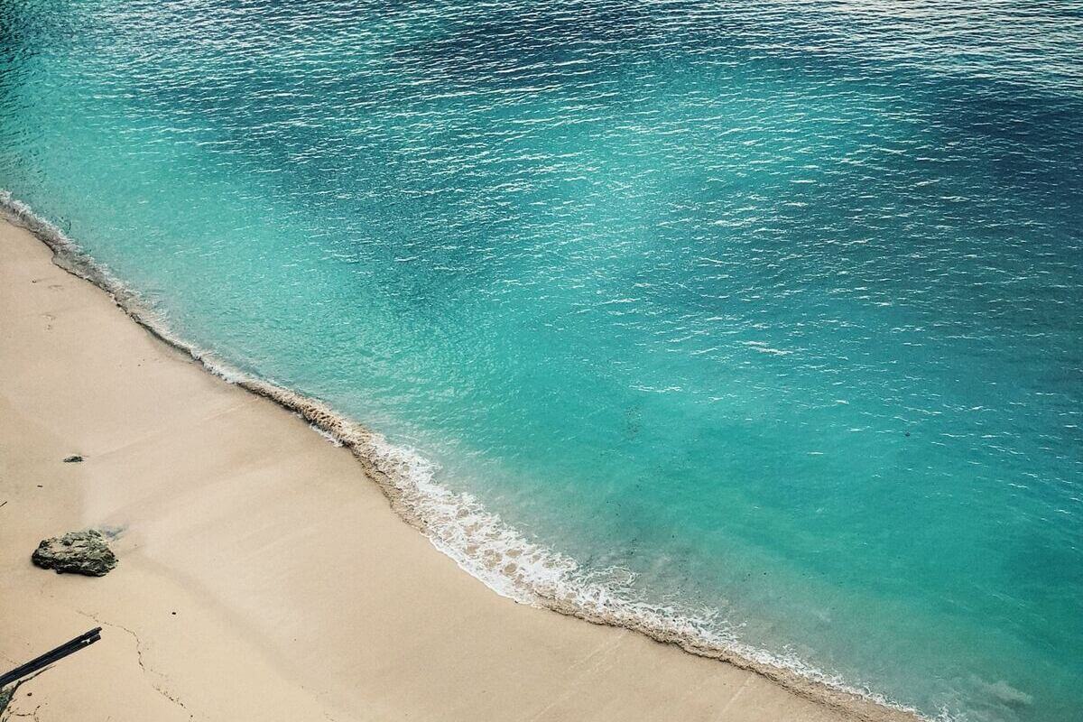 Uluwatu Beach with ocean