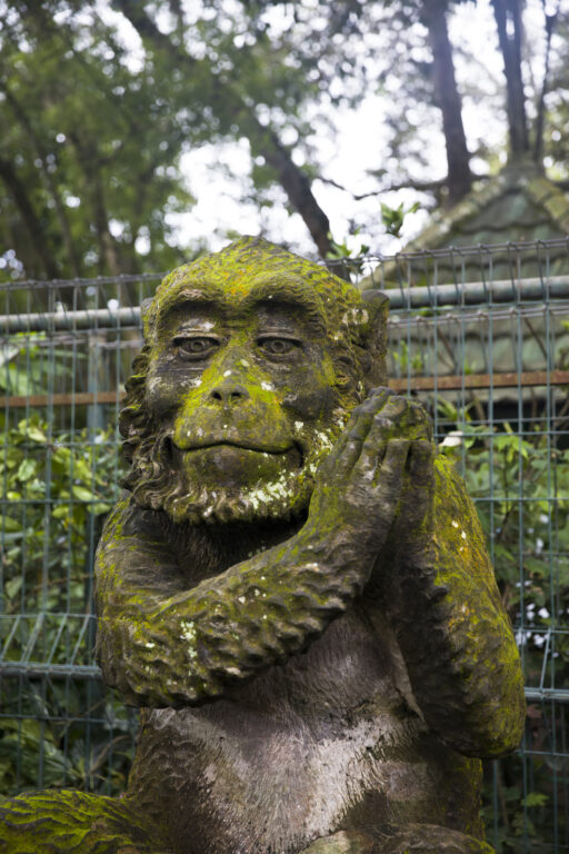 monkey statue at ubud monkey forest sanctuary at b 2022 05 27 14 11 55 utc