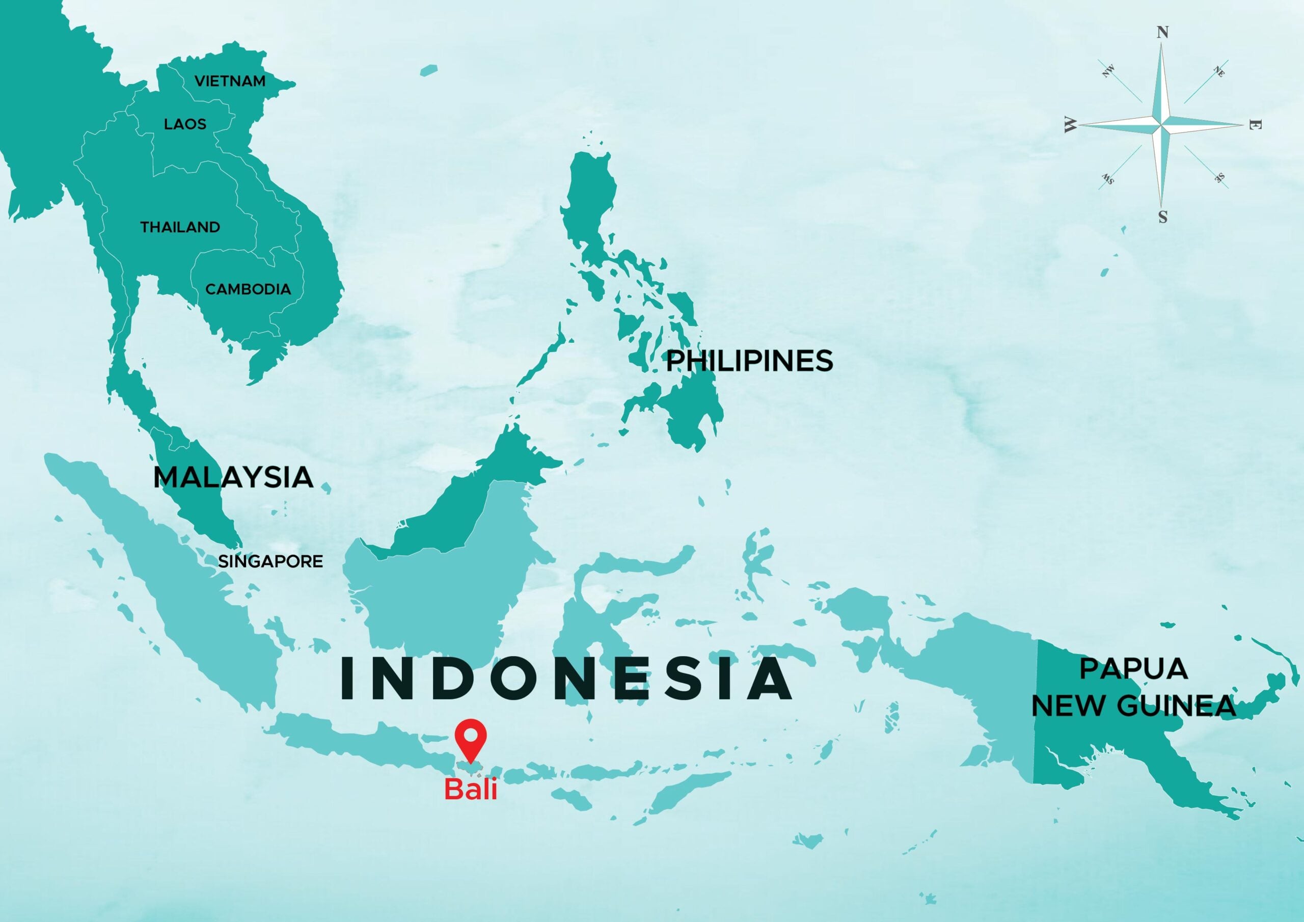 ASIA FINNS BALI MAP