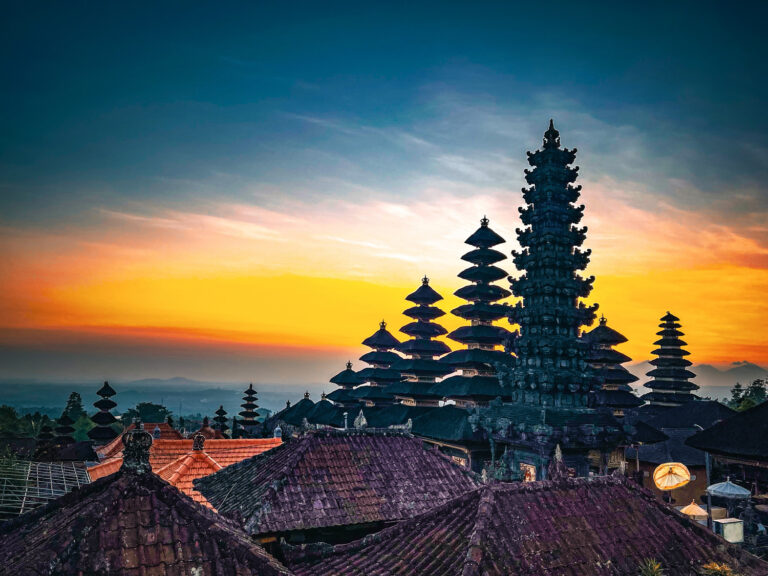 Pura,Agung,Besakih,In,Bali,,Indonesia,,October,2023,Beautiful,Sunset,