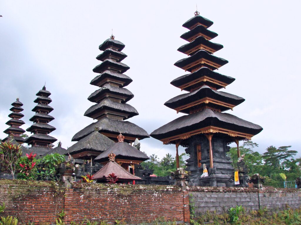 Besakih, temple the largest Hindu temple in Bali A complex of temples in the village of Besakih on the slopes of Mount Agung in eastern Bali, Indonesia