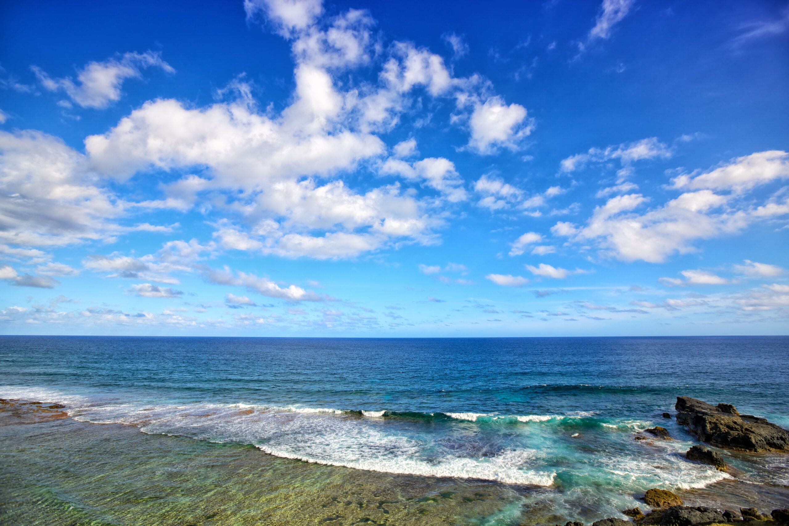 Horizon over Indian Ocean