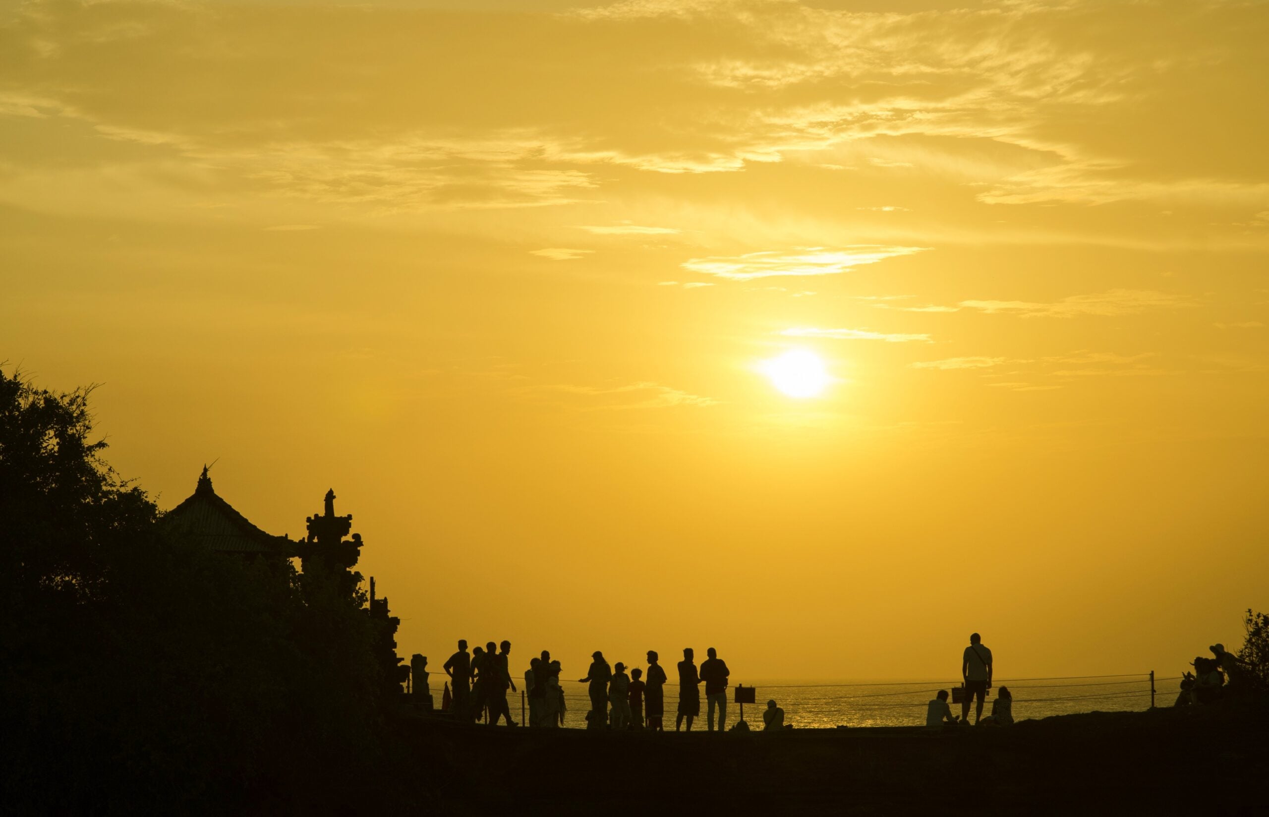people silhouette with sunset, nature outdoor background