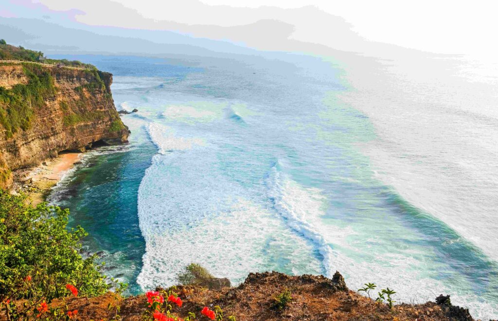 sea coast with waves coast near uluwatu temple b 2023 11 27 04 56 03 utc