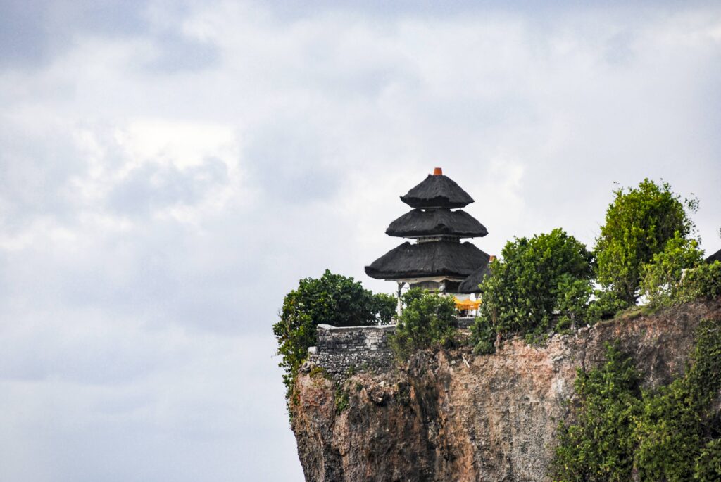 View of Uluwatu Temple in Bali, Indonesia