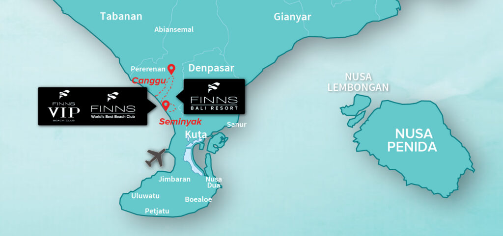 BALI MAP CANGGU