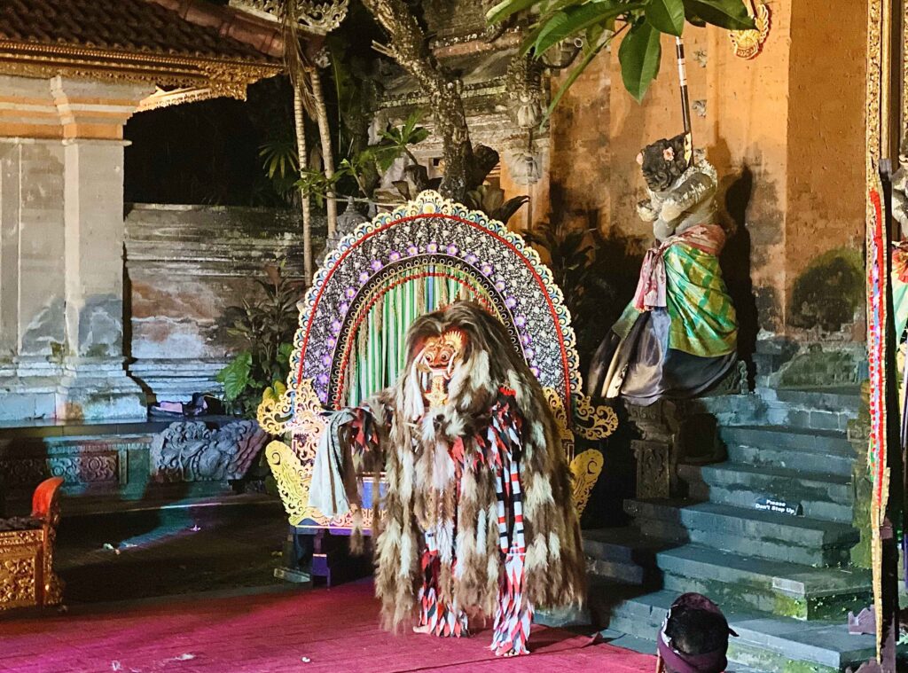 Barong Dance Performance At Ubud Palace Veronika C 23070068 Veronika Chandra