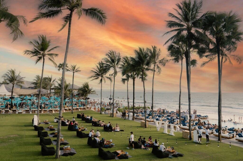 FINNS VIP Beach Club Grazing on the green Sunset Ocean Front