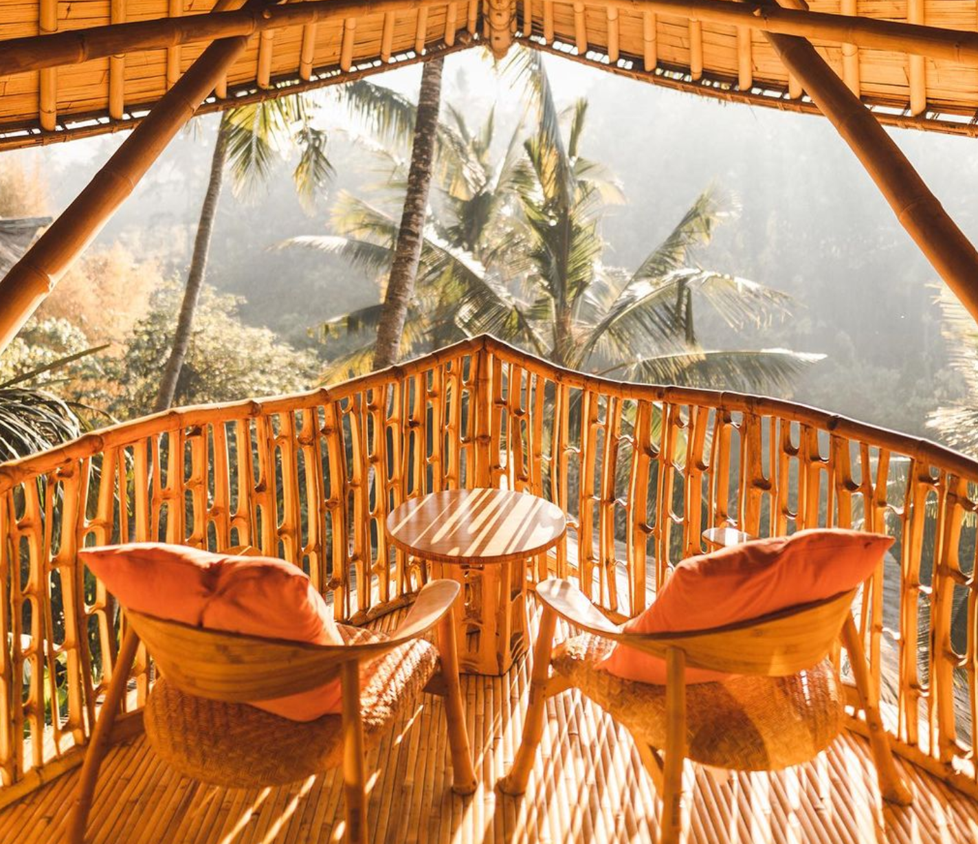 aura house bamboo villa bali