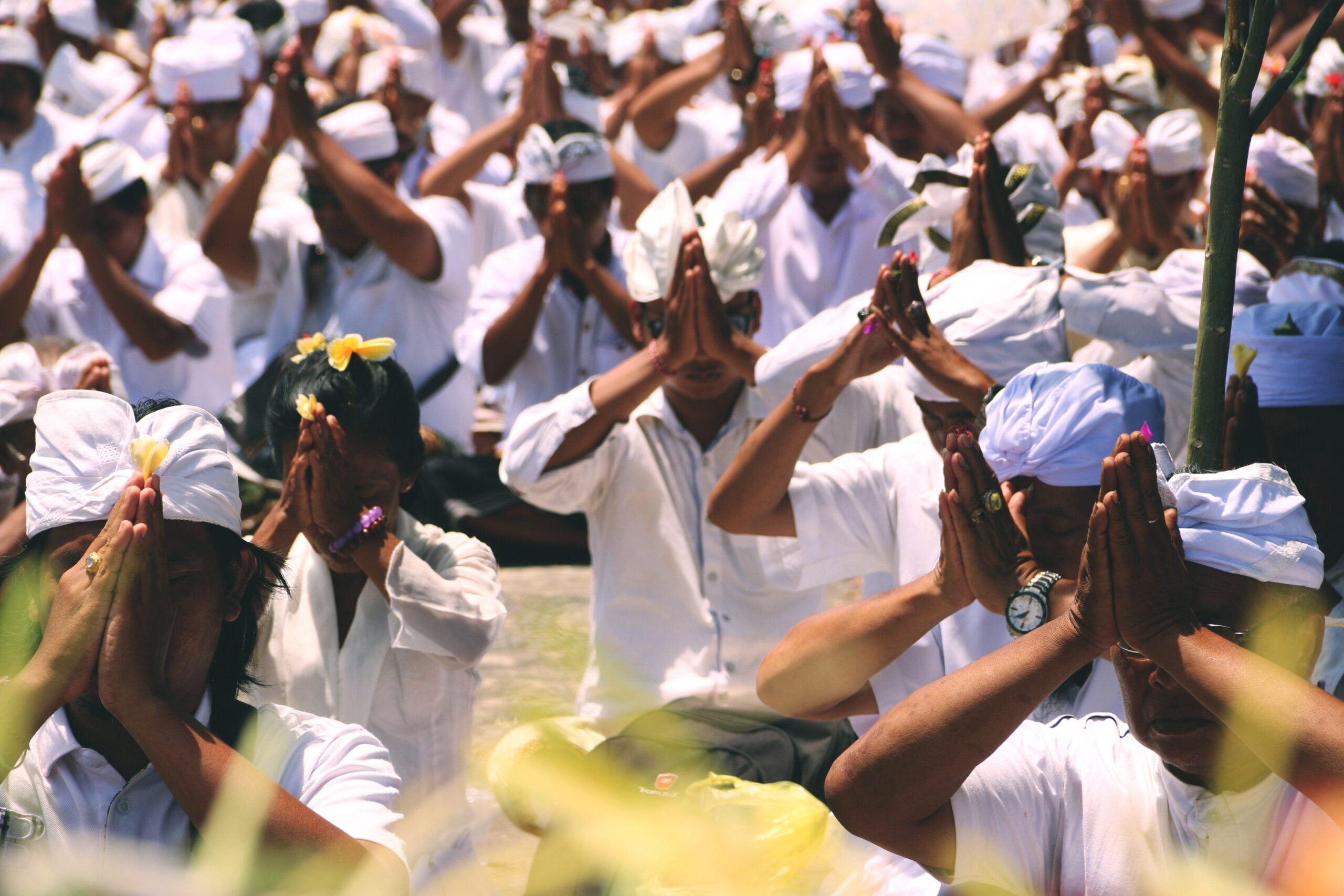 Balinese praying