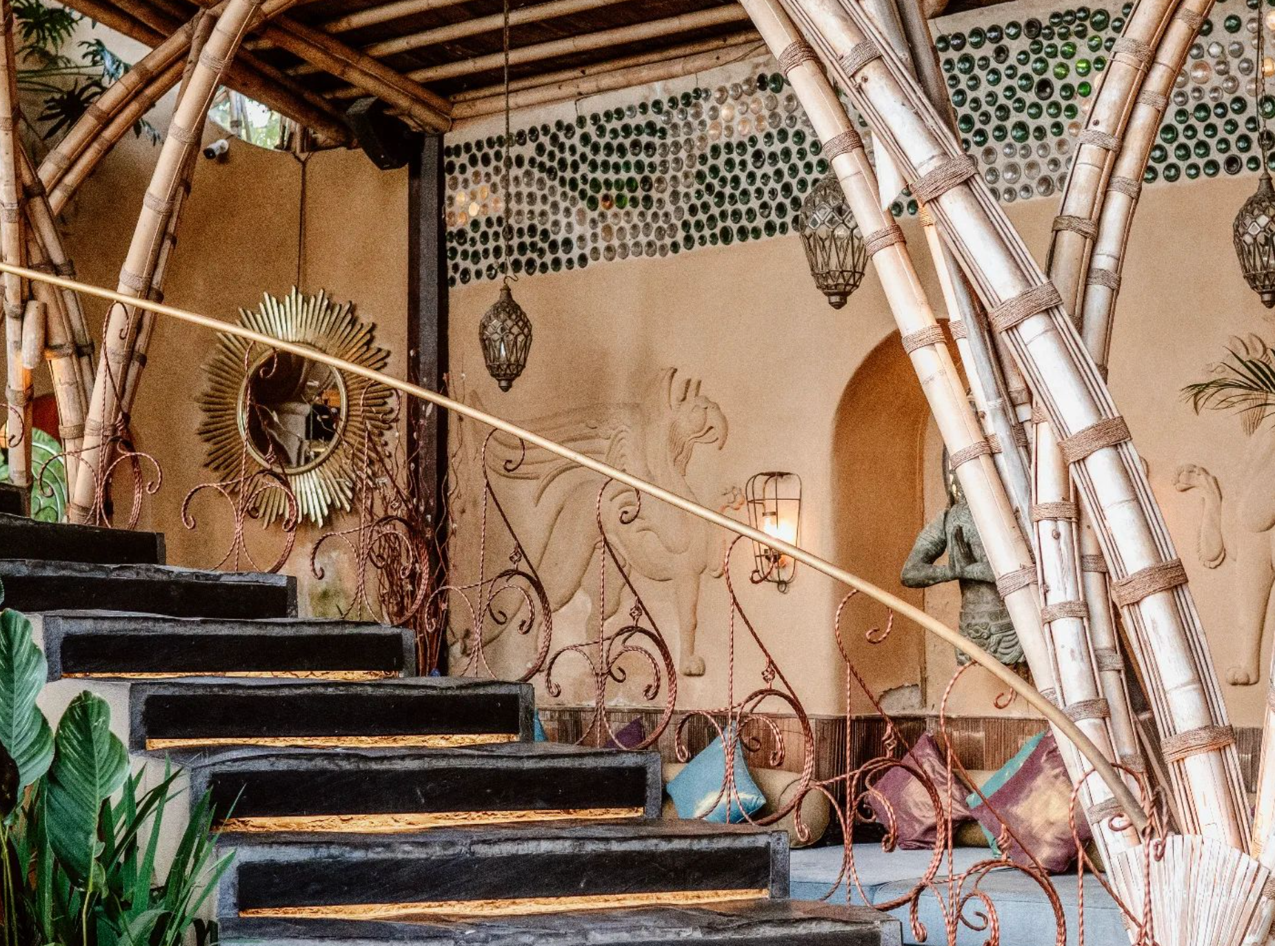 new earth heaven bamboo domes bamboo hotel bali