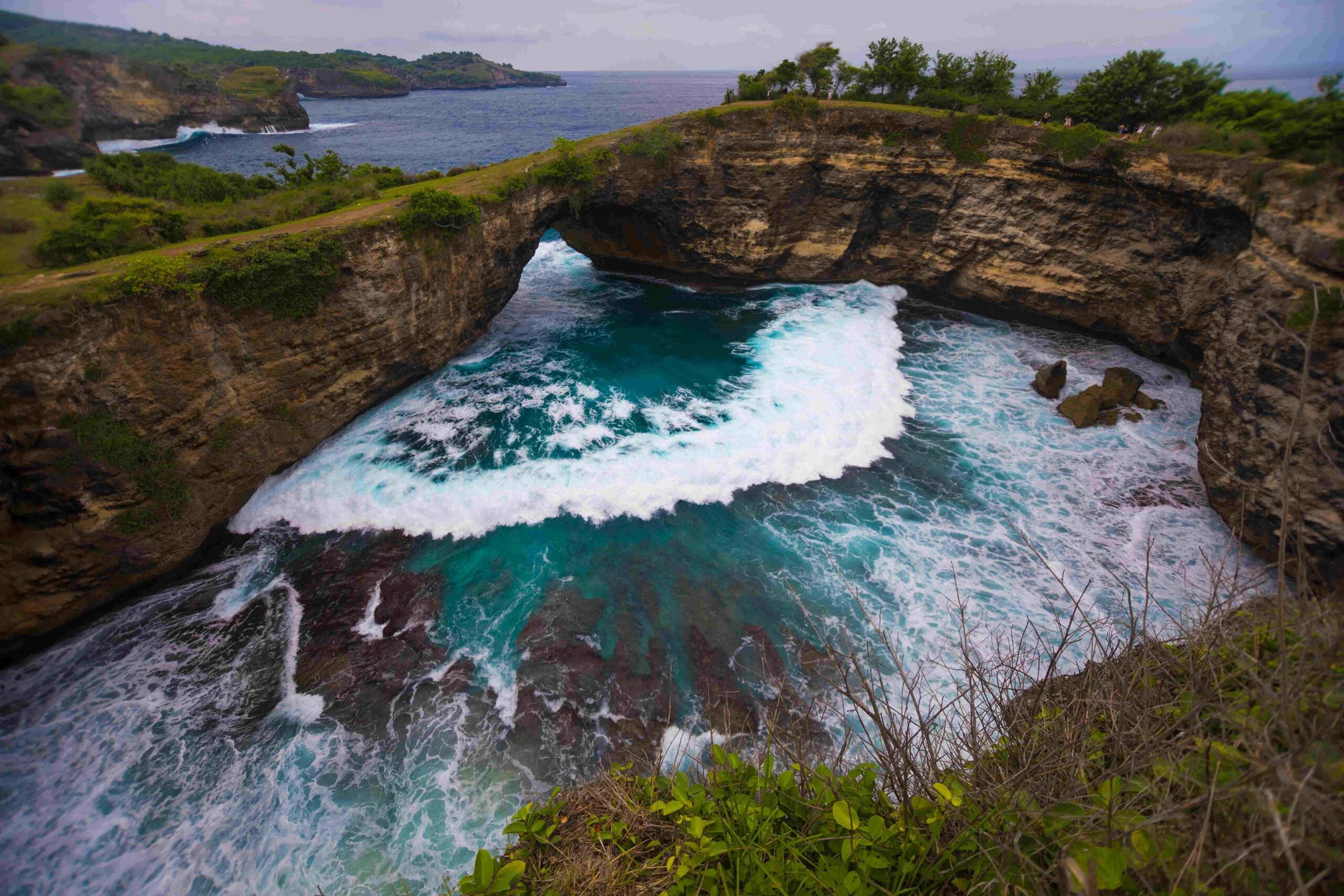 broken beach in nysa penida next to bali 2023 11 27 05 27 45 utc