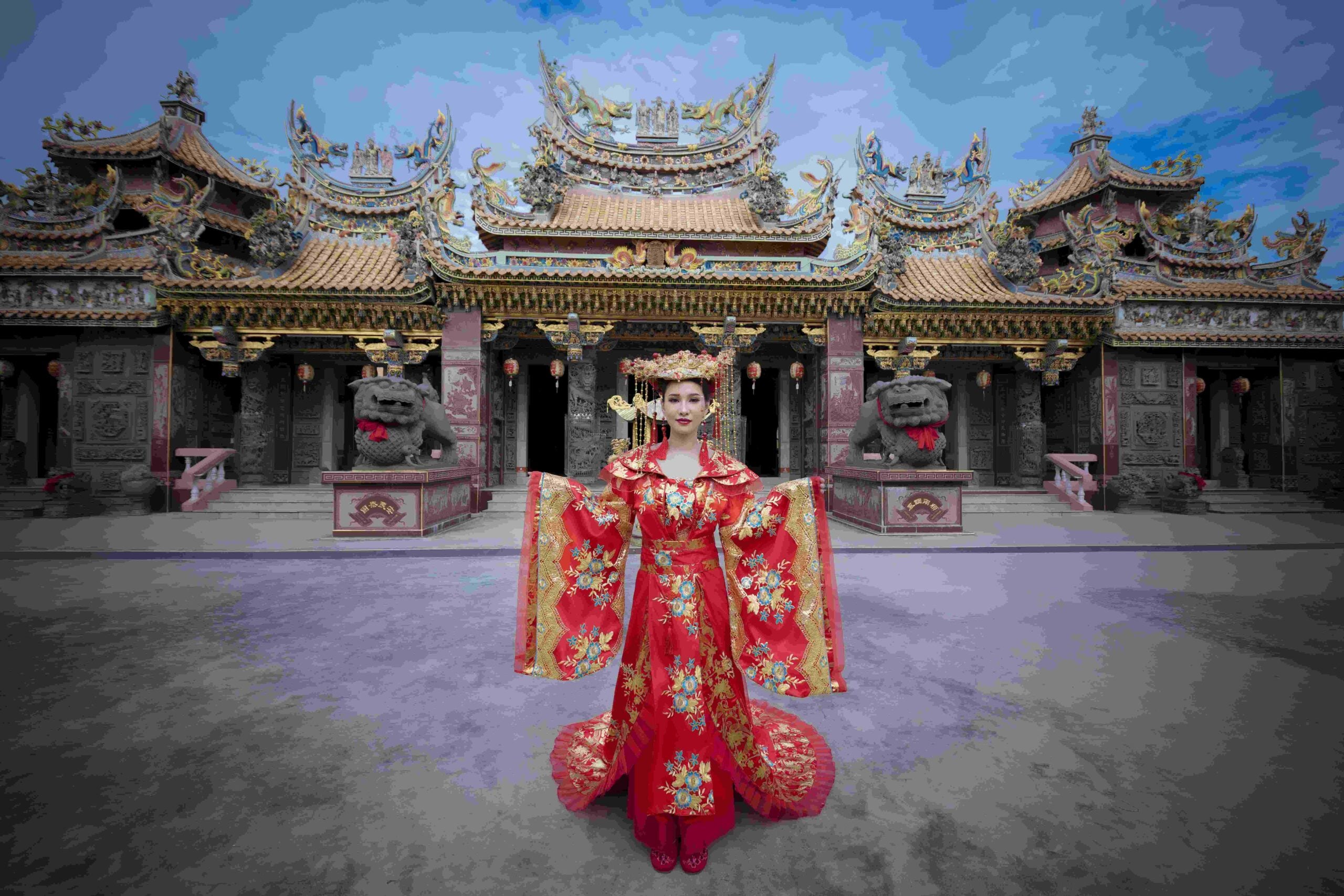 portrait happiness young beautiful asian woman wea 2023 12 15 02 01 07 utc