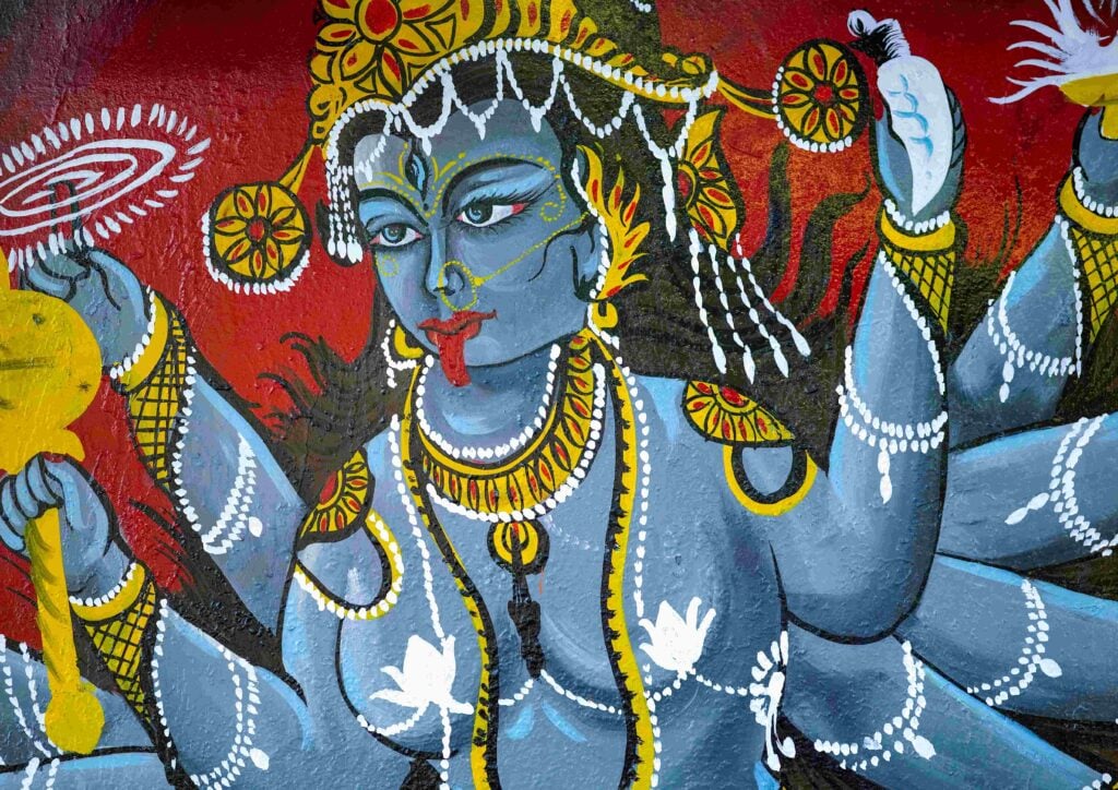 Hindu god Udaipur Rajasthan India
