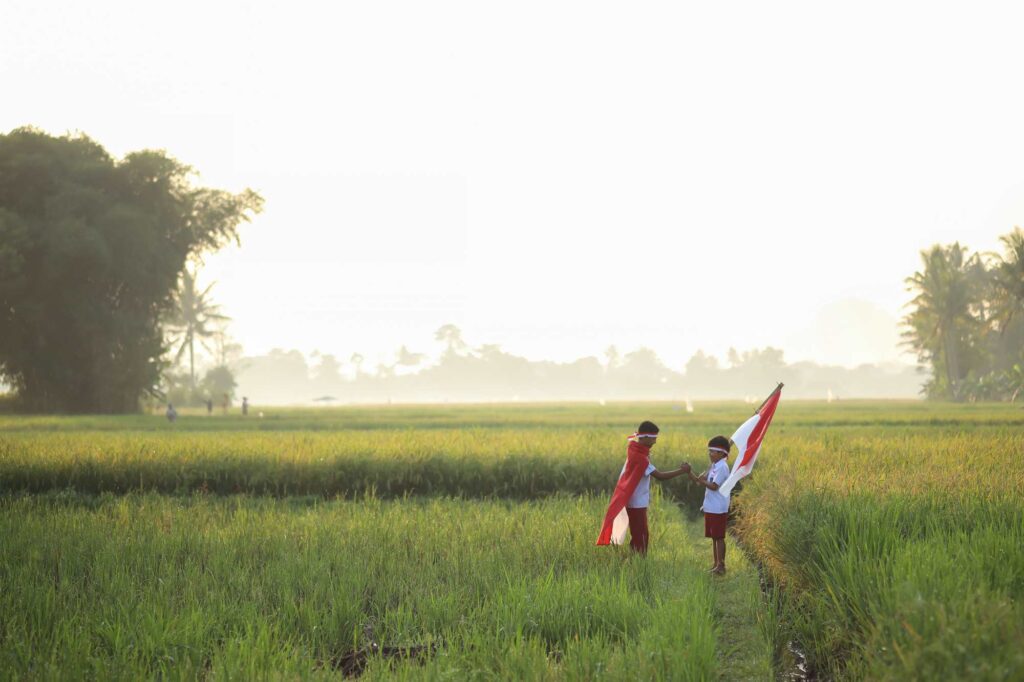 indonesian elementary student boy wearing flag atr 2023 11 27 04 58 41 utc