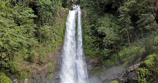 Yeh Mampeh Waterfall in Les Buleleng Bali source raftingbali net