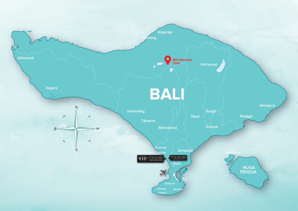 Bali Handara Gate FINNS BALI MAP