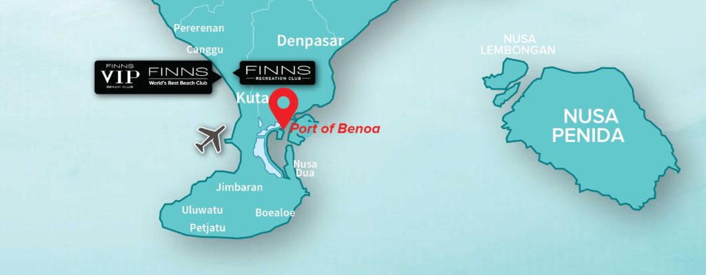 Port Benoa FINNS BALI MAP