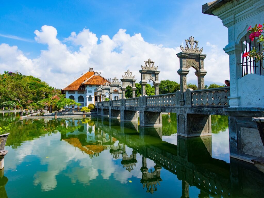 Karangasem water temple palace in Bali