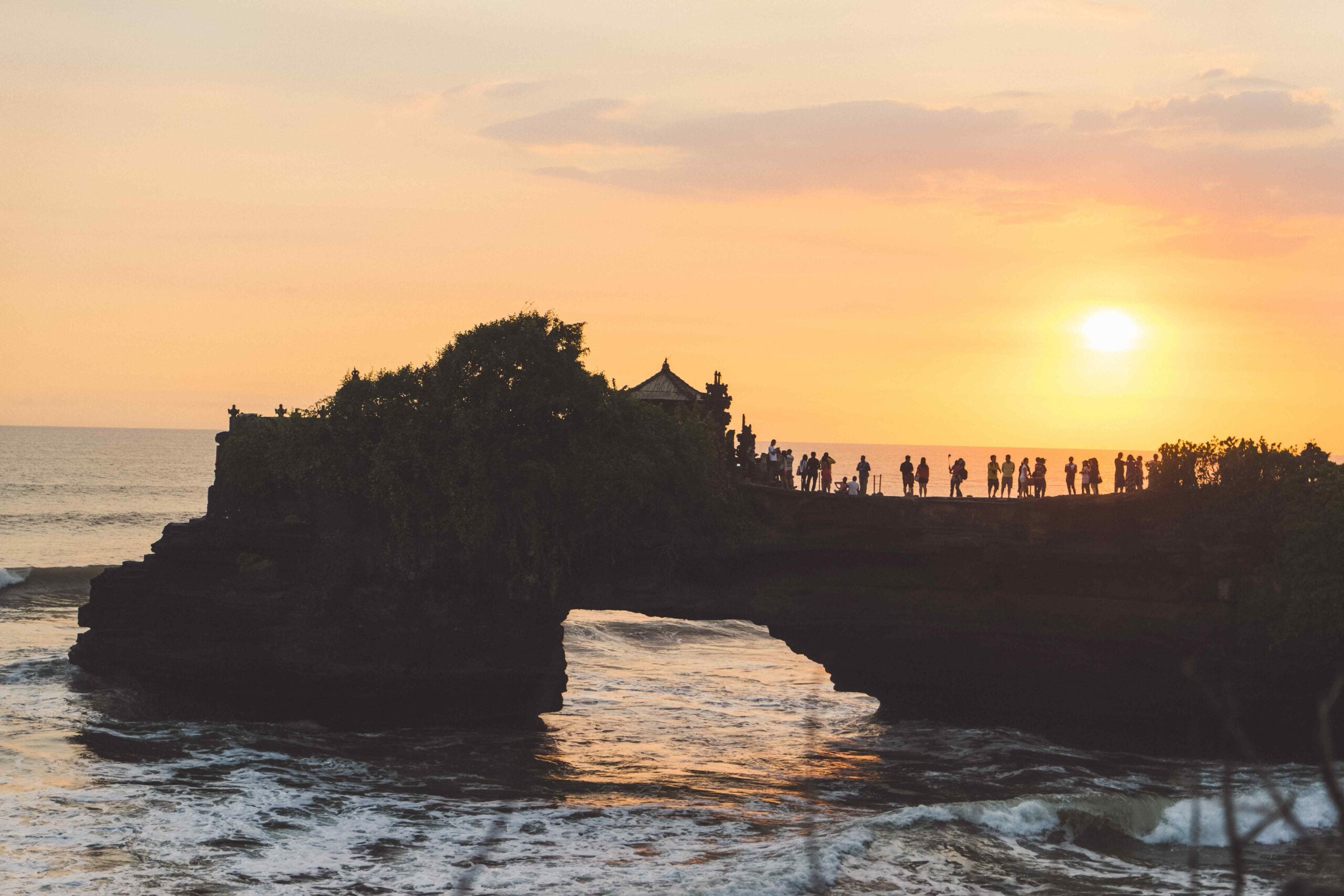 tanah lot sunset