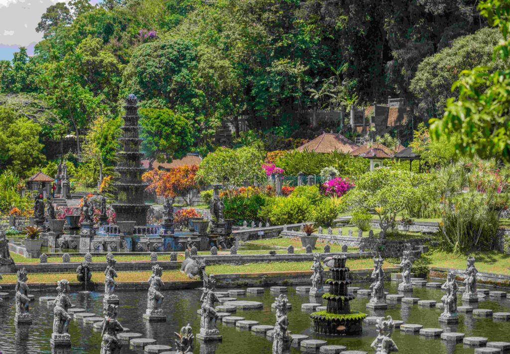 Water Palace of Tirta Gangga in East Bali