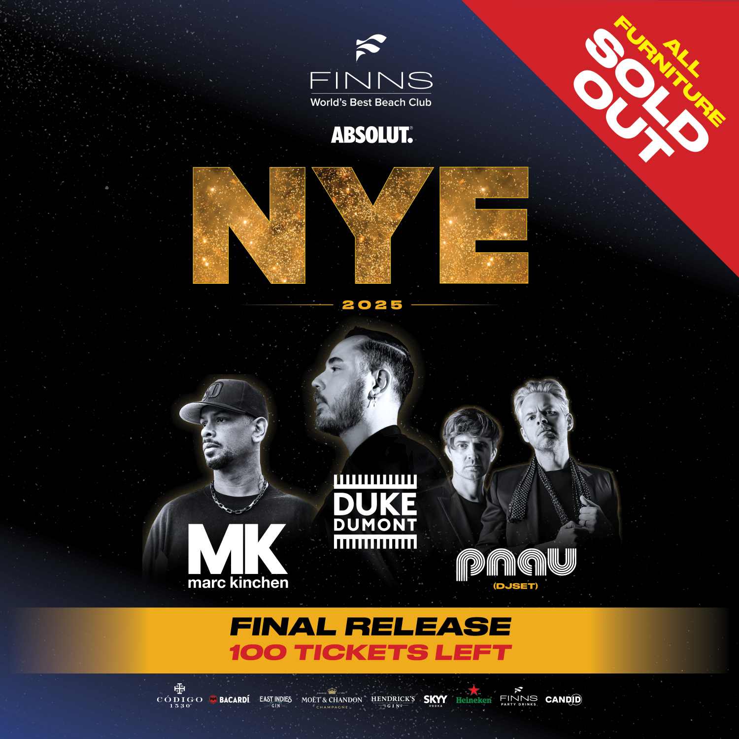 2025 NYE FINAL RELEASE 100 tickets square