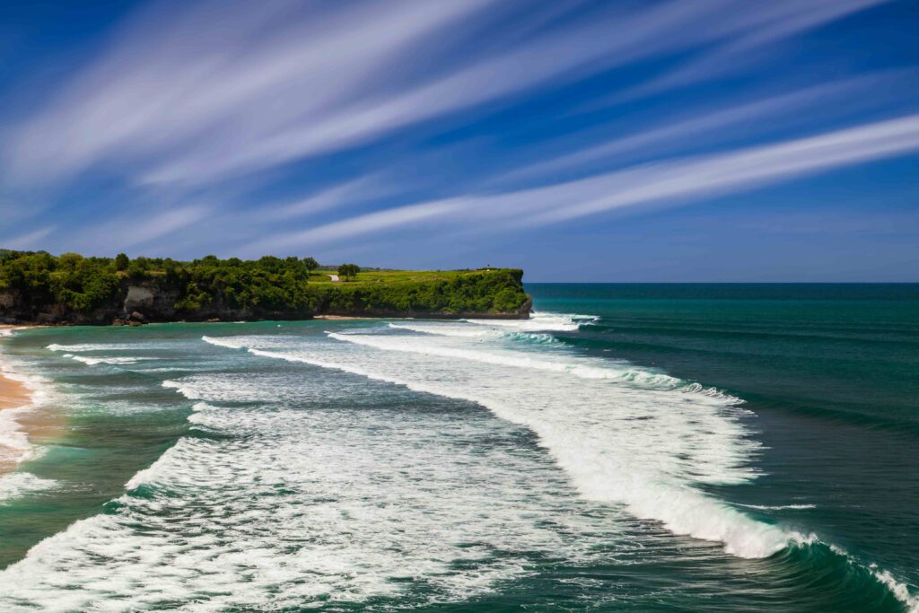 Balangan Beach in Bali Indonesia nature vacation background