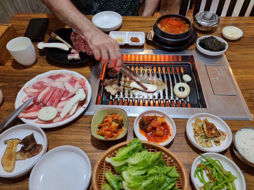 korean cuisine and grill at a korean restaurant 2023 11 27 05 20 12 utc
