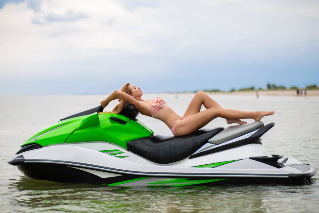 sexy woman in bikini on water scooter in sea summe 2023 11 27 05 13 18 utc min in bali jet ski jetski