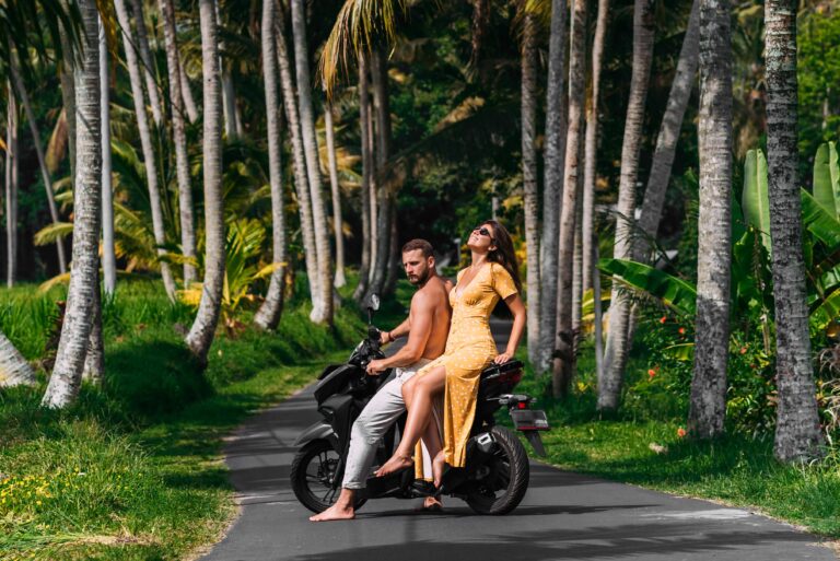 traveling on a scooter in bali a couple in love o 2023 11 27 05 29 29 utc