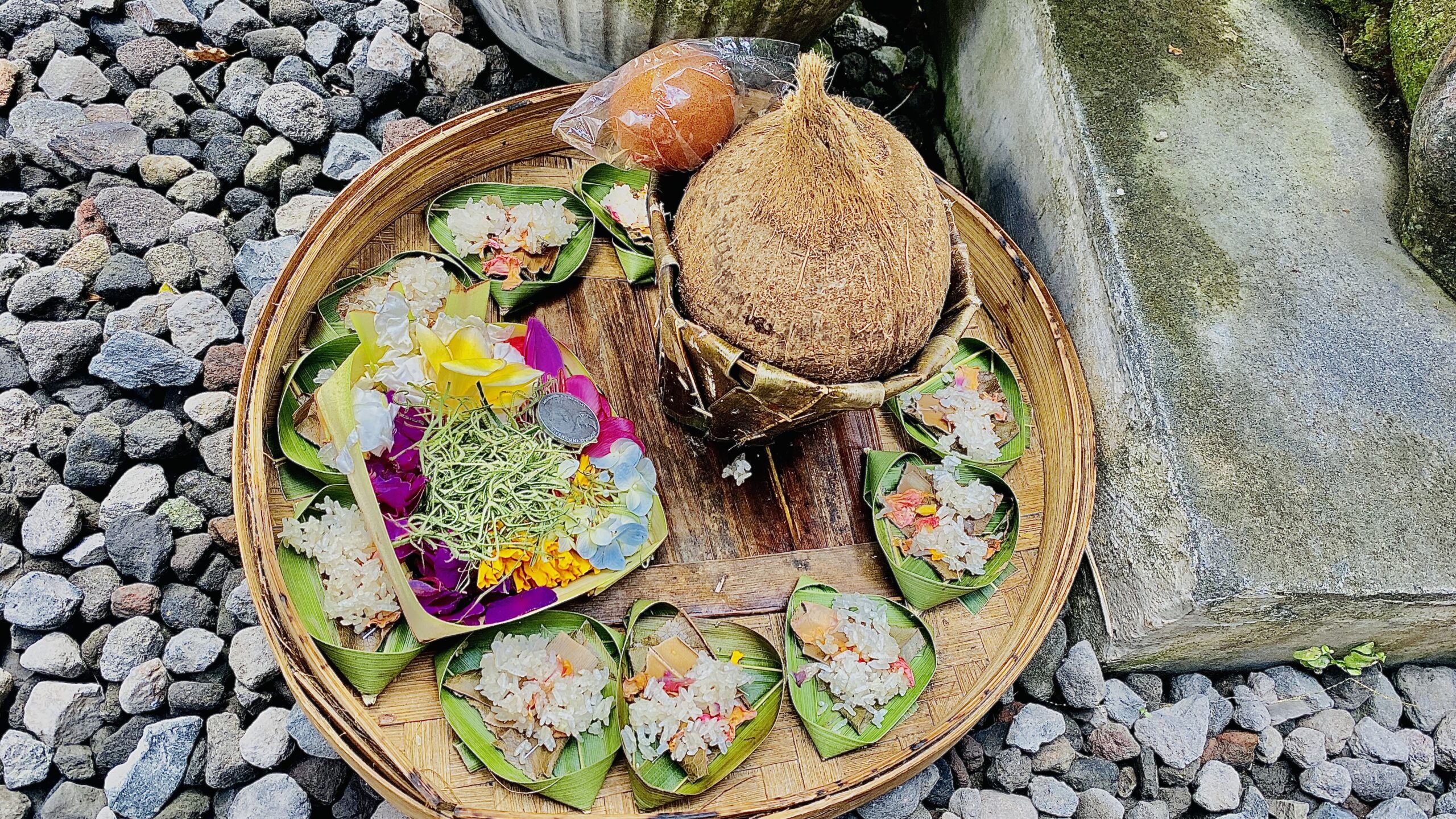 Balinese Ceremony we call Segehan Agung Canggu 19010108 Citra Puspita Cipus Dewi