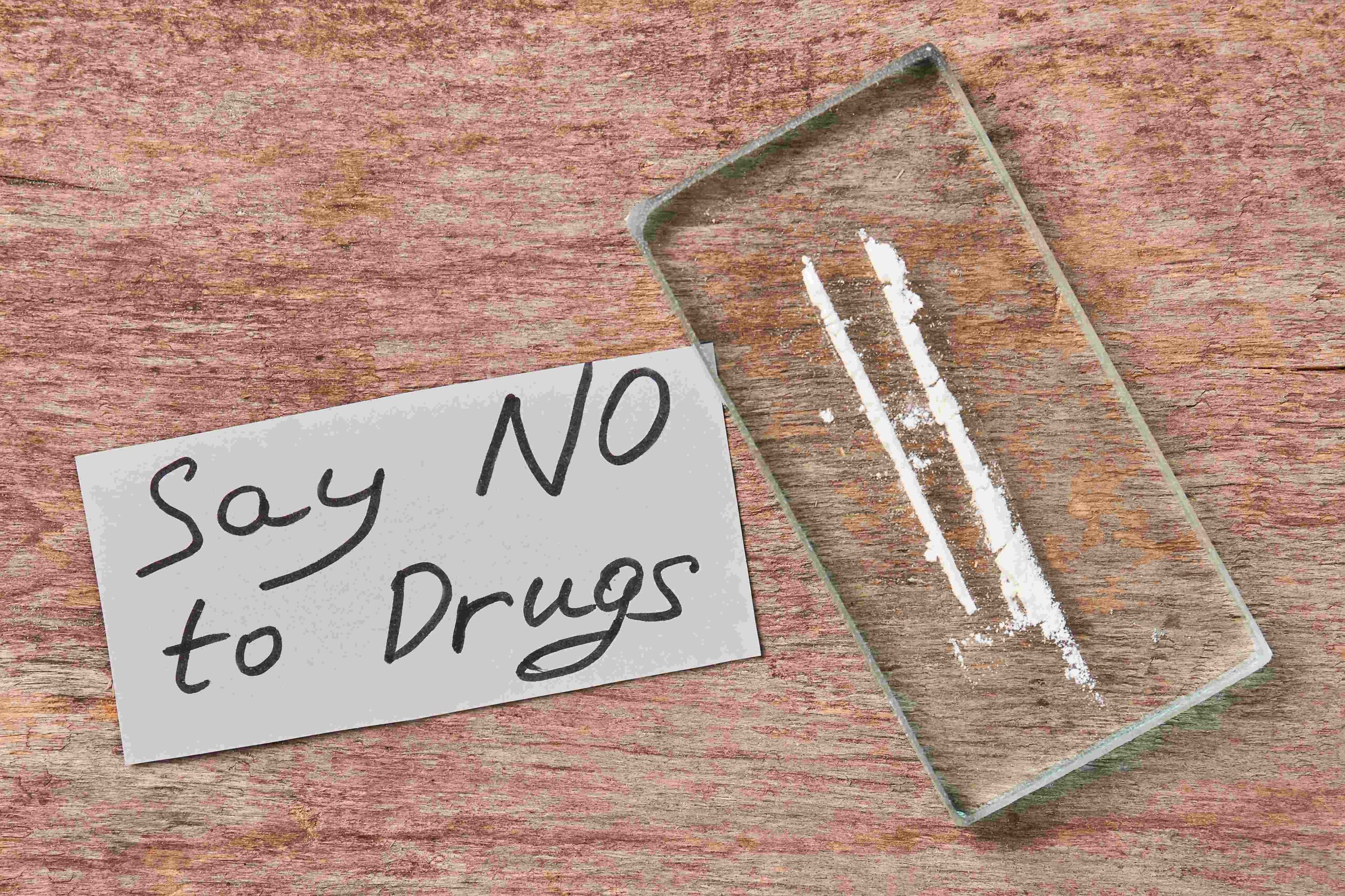 Say no to drugs in time