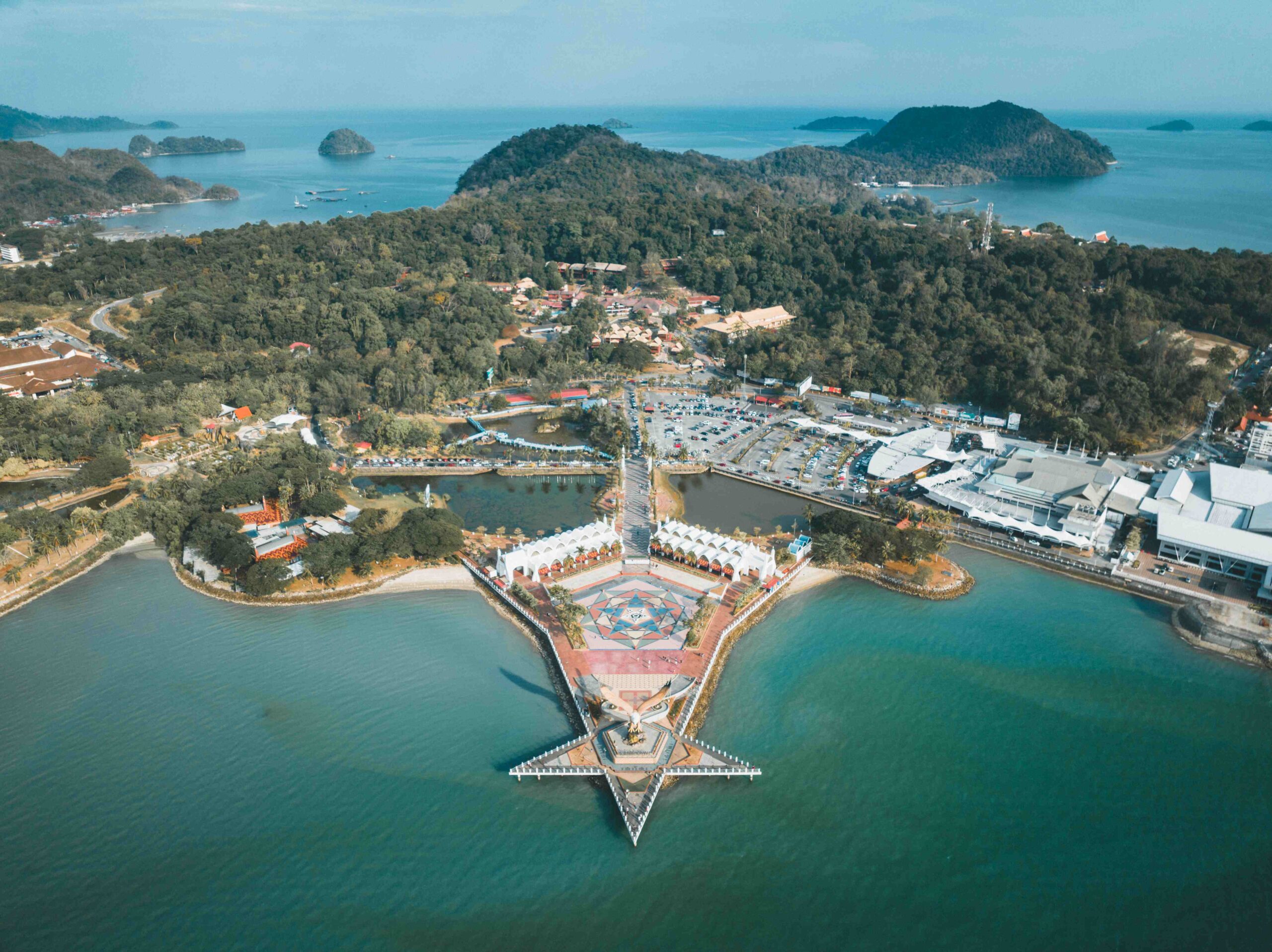 aerial view of langkawi eagle square from the fron 2024 05 23 05 11 43 utc