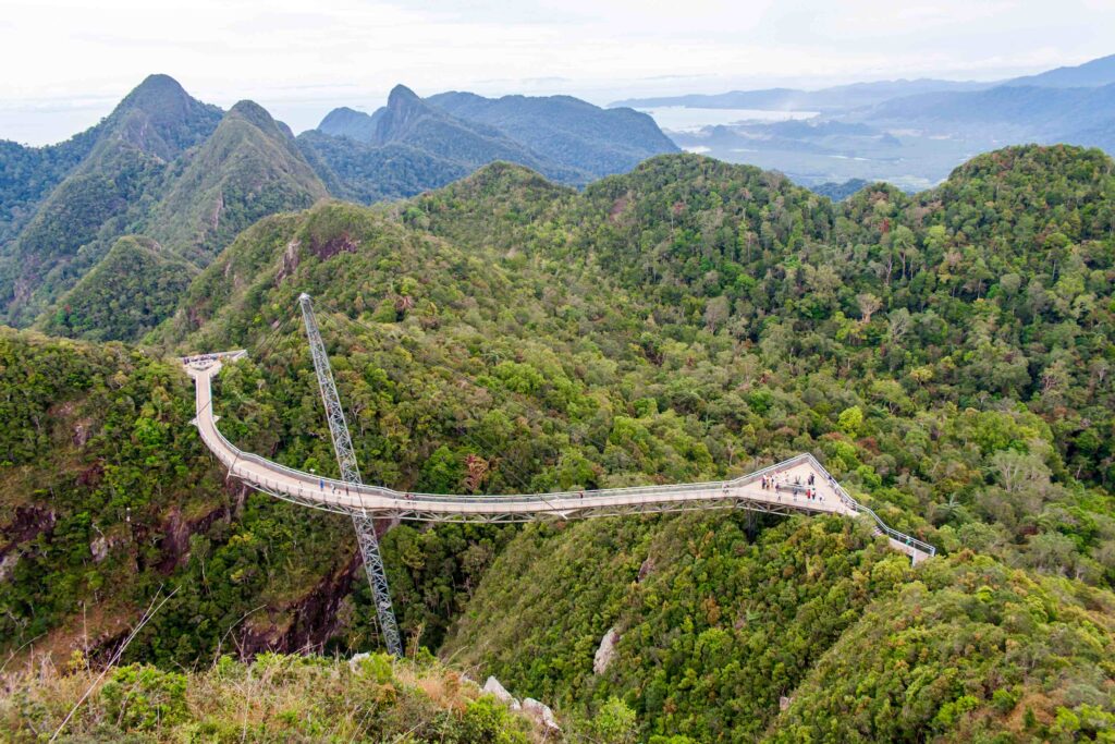 hinging bridge in langkawi between the mountains 2023 11 27 05 27 45 utc