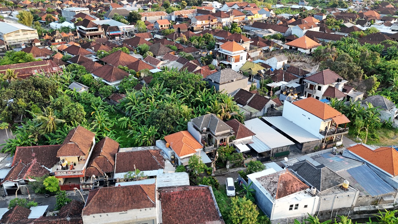 tibubeneng airial drone shot bali