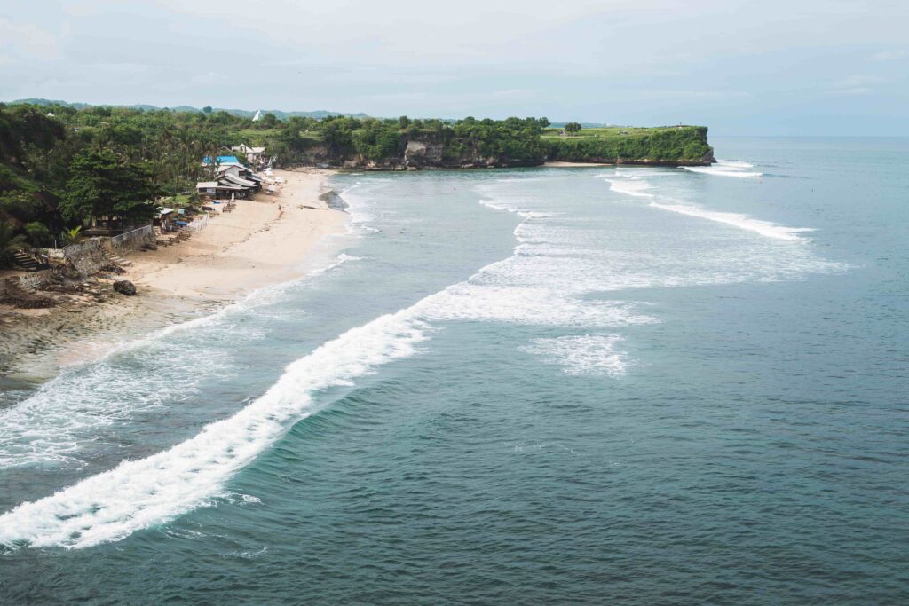 View of Balangan Beach Bali