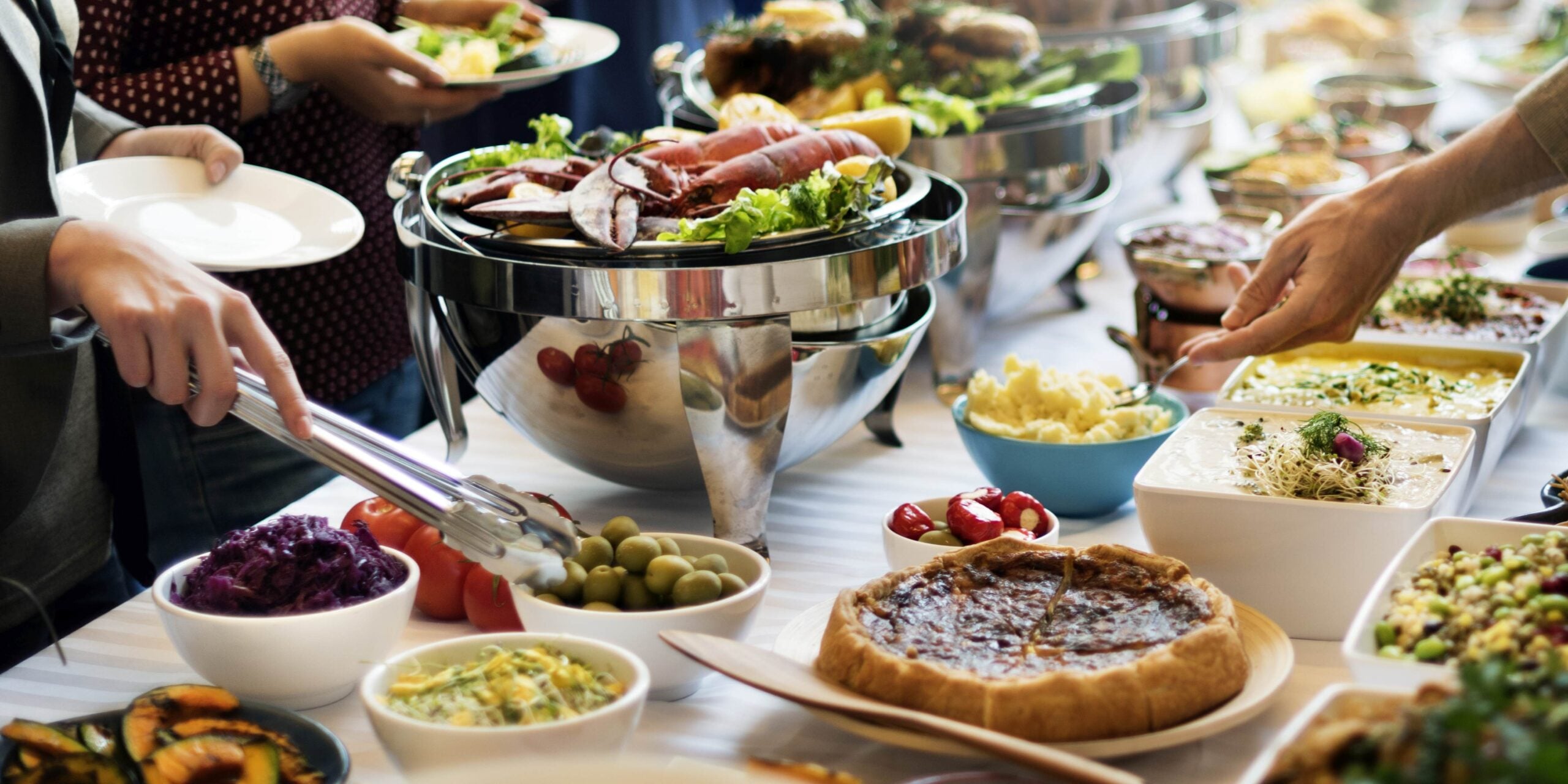 Food Buffet Catering Dining Eating Party Sharing Concept