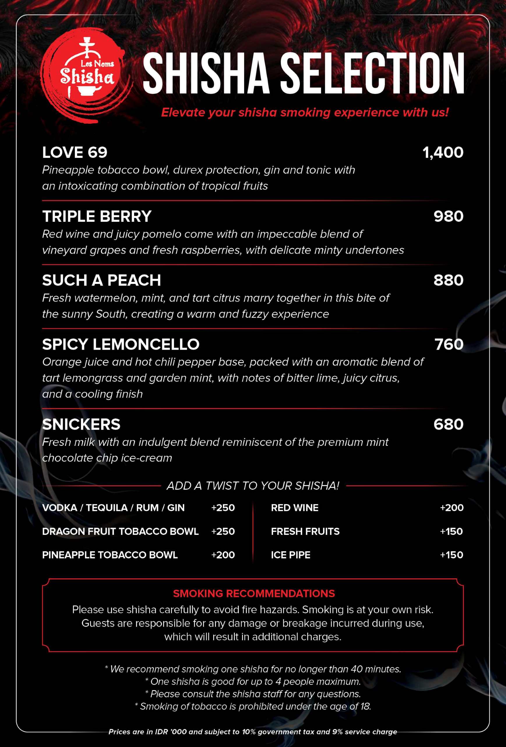 2025 1 06 FBC SHISHA & CIGAR MENU 1