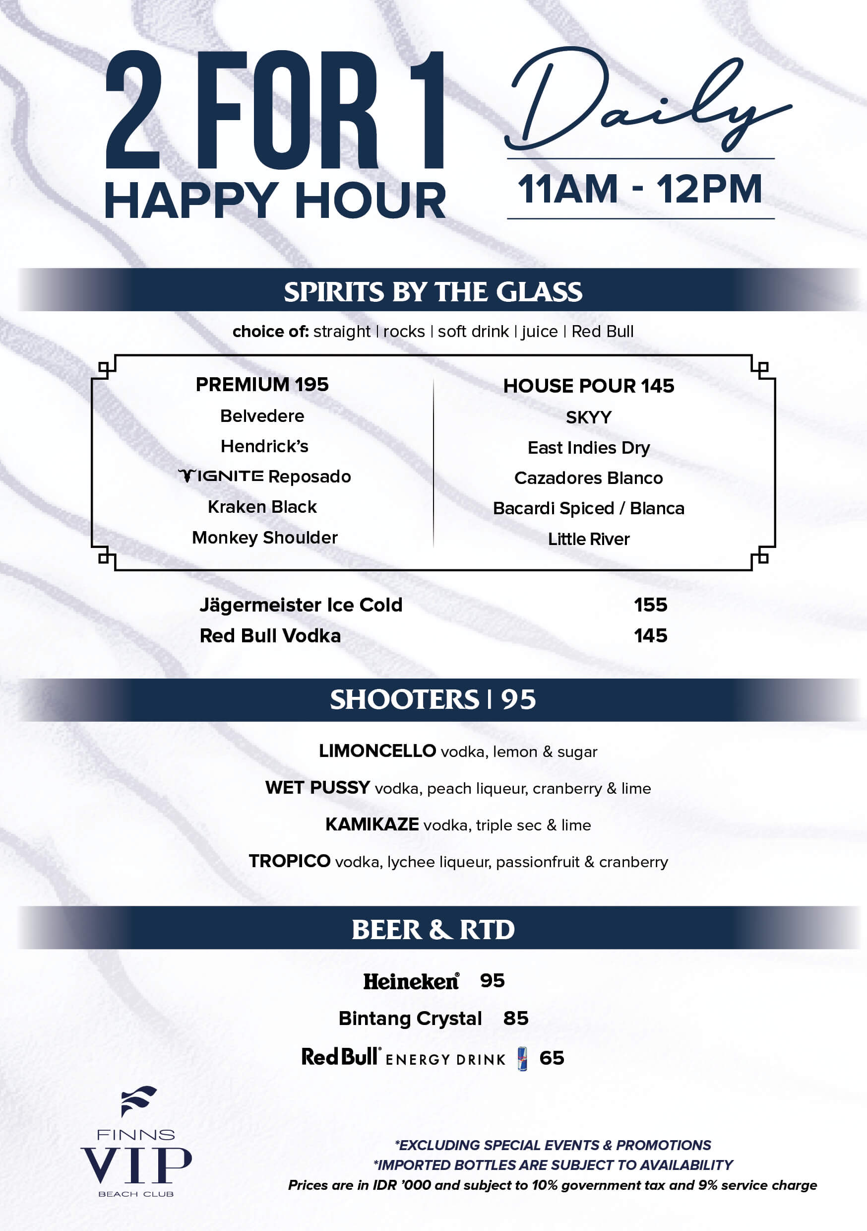 2025 5 VIP HH MENU A52