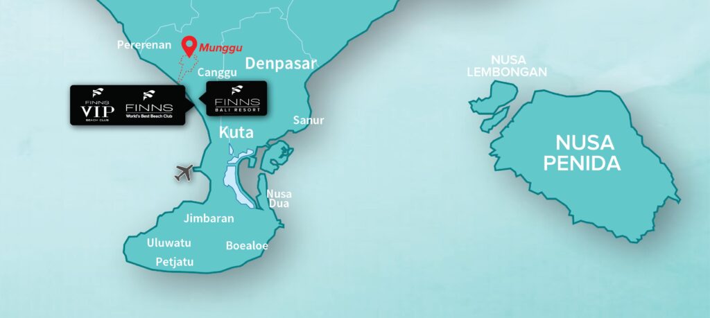 Munggu FINNS BALI MAP