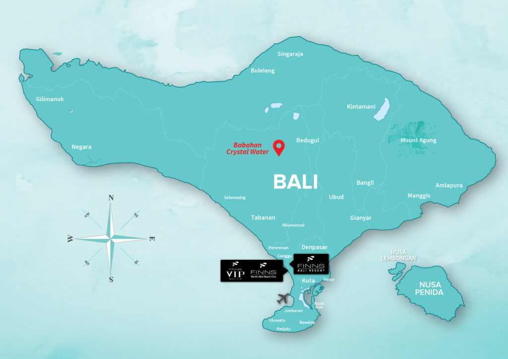 Babahan Crystal Water FINNS BALI MAP (1)