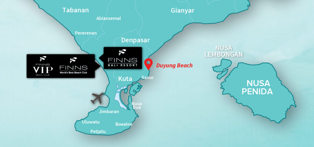 Duyung Beach FINNS BALI MAP (1)