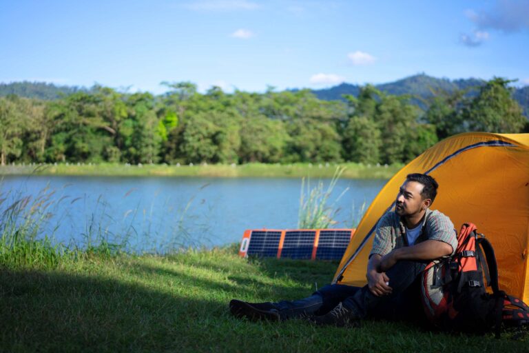man go to travel at natural park 2025 01 16 02 32 03 utc camp