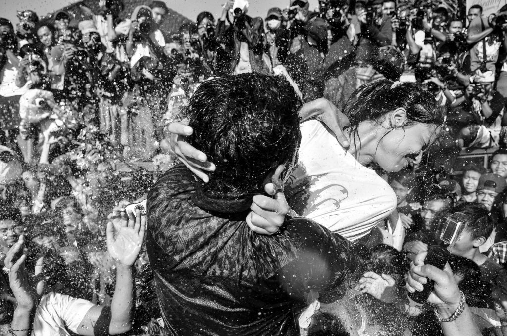 Omed Omedan Kissing Festival Held In Bali
