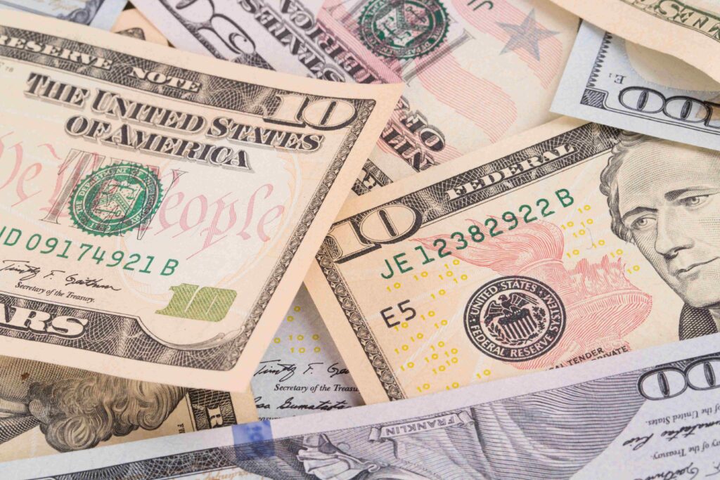 dollar bills