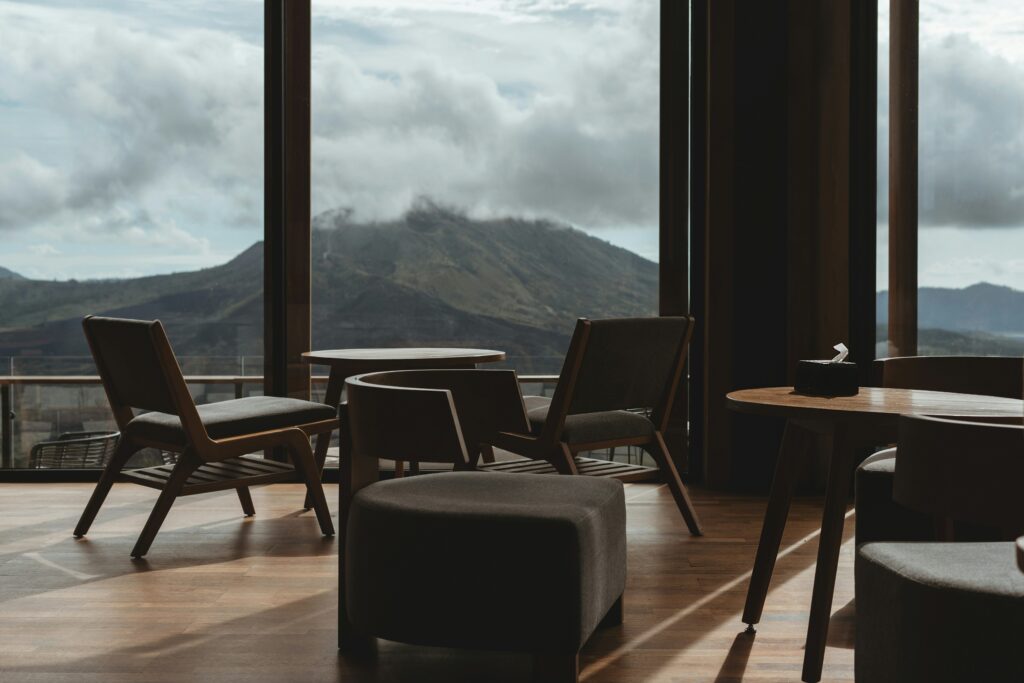 a-restaurant-with-a-view-of-the-mountains